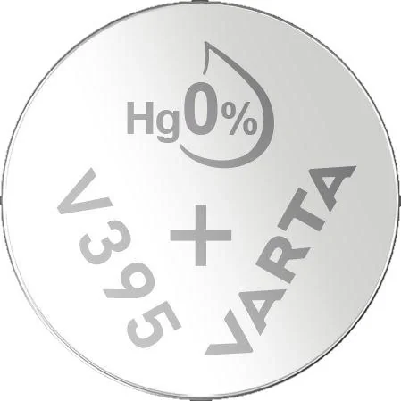 Silberoxid Knopfzelle V395 / V399 / SR57, 1,55 Volt - 1 Stück - 3