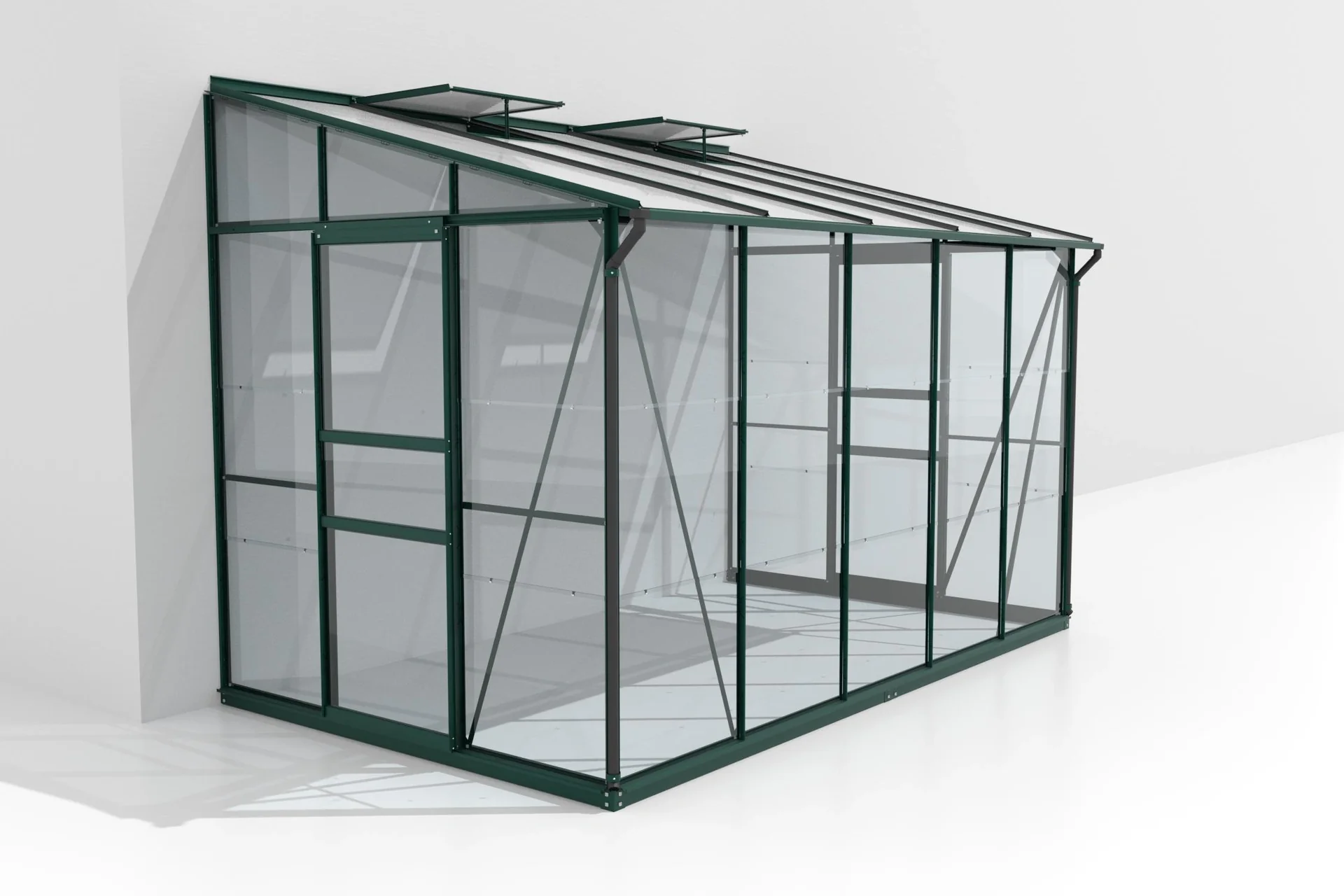 Gewächshaus Osiris 6500 ESG/HKP, Farbe smaragd - 3