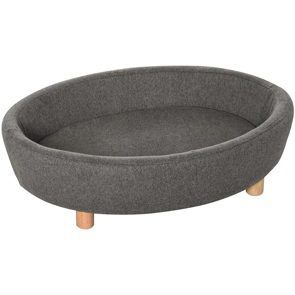Haustiersofa für Hunde und Katzen dunkelgrau - 3