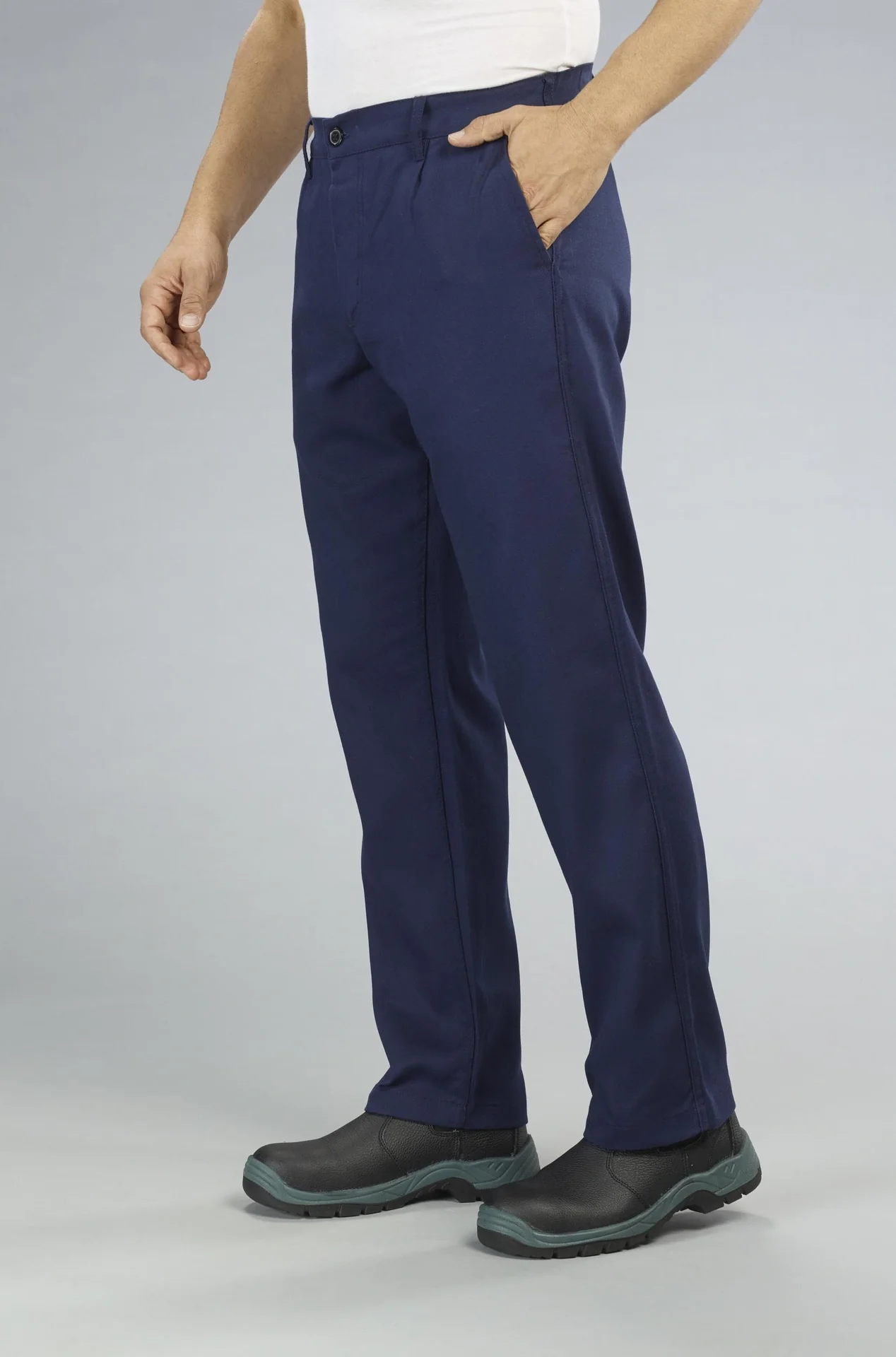 Bundhose im Doppelpack, Farbe hydronblau, Gr.50 - 1