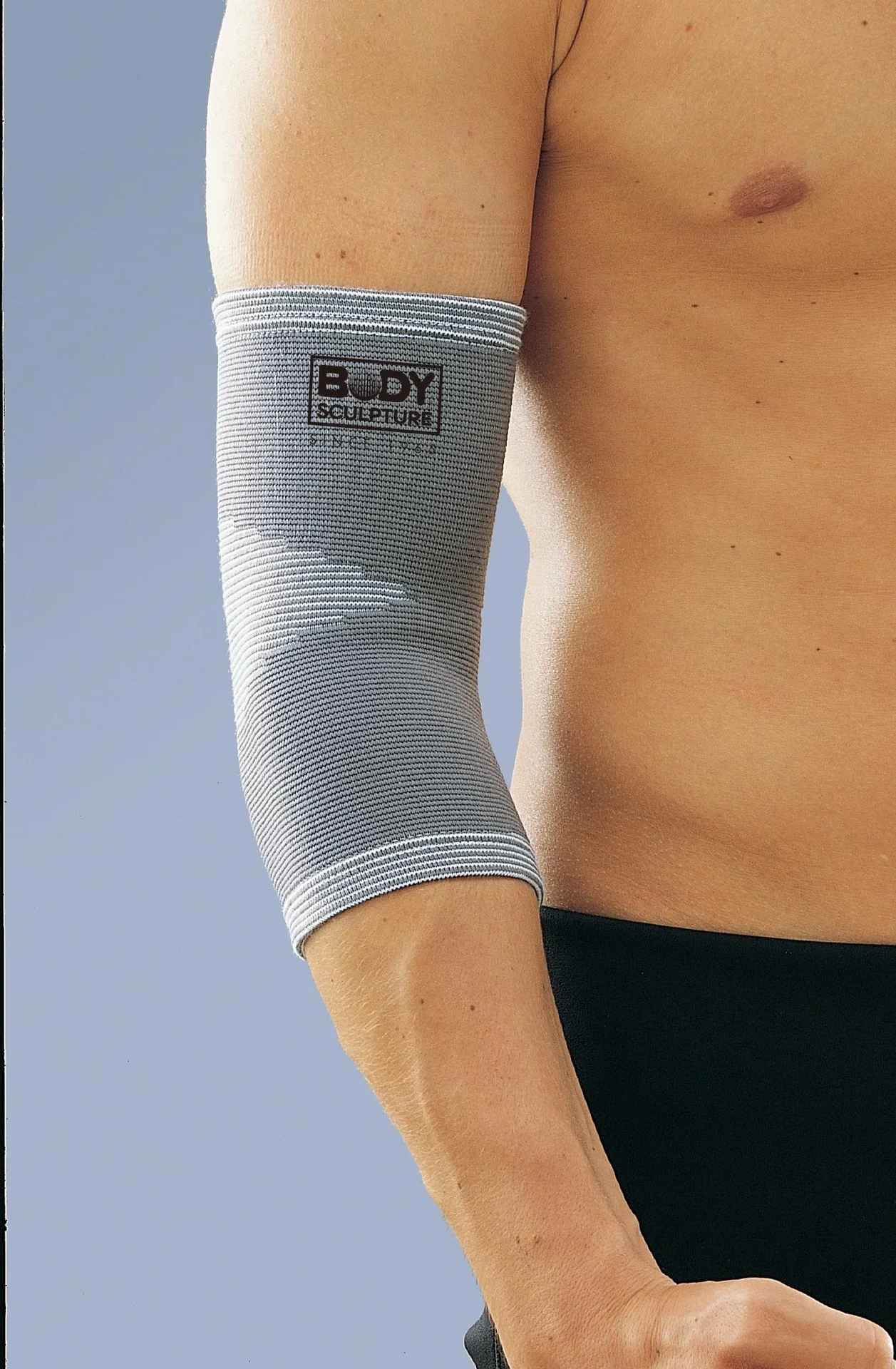 Ellenbogenbandage, elastisch grau Gr. L - 2
