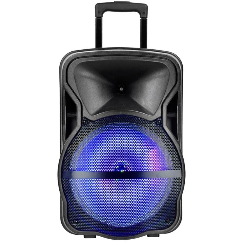 VT-6315 Mobiler batteriebetriebener Lautsprecher mit Bluetooth, 1 drahtloses Mikrofon, 1 kabelgebundenes Mikrofon und LE - 9