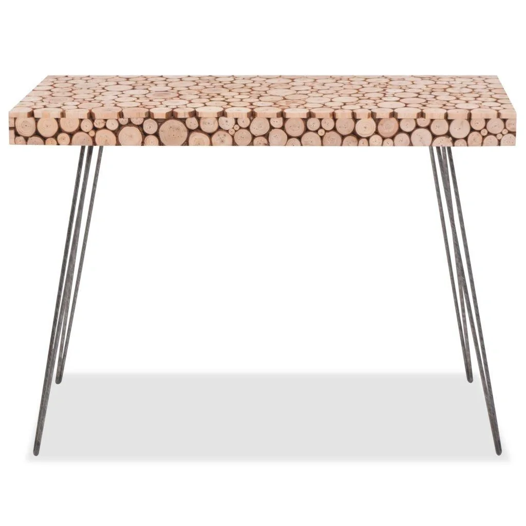 Wandtisch 100,5x36,8x75 cm aus echtem Kiefernholz - 6