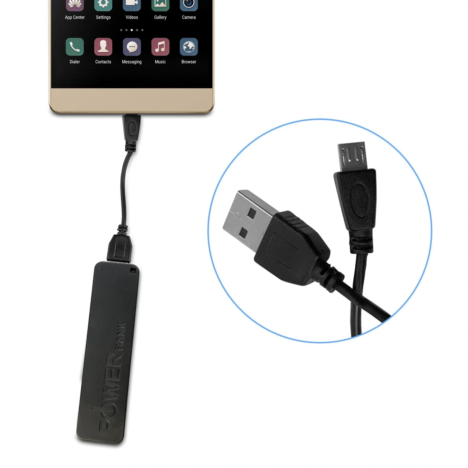Powerbank (externer Akku) mit 2000 mAh - 5