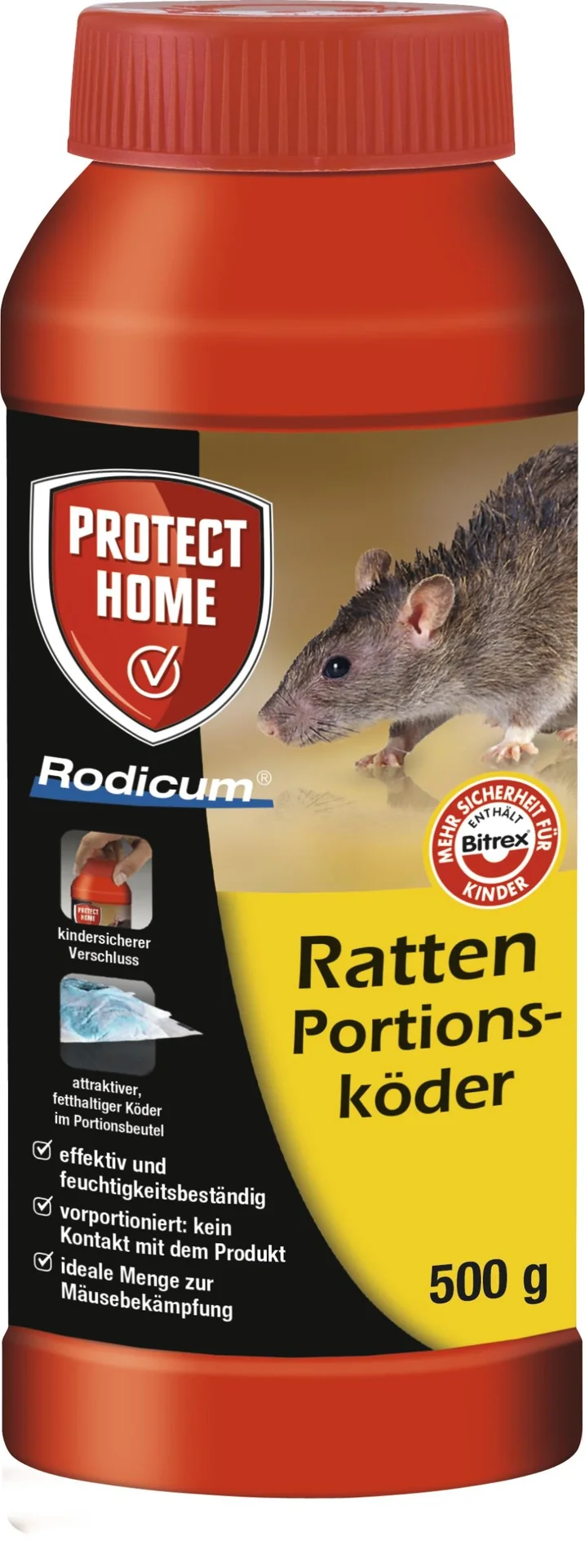 Ratten Portionsköder Rodicum - 500 g - 2