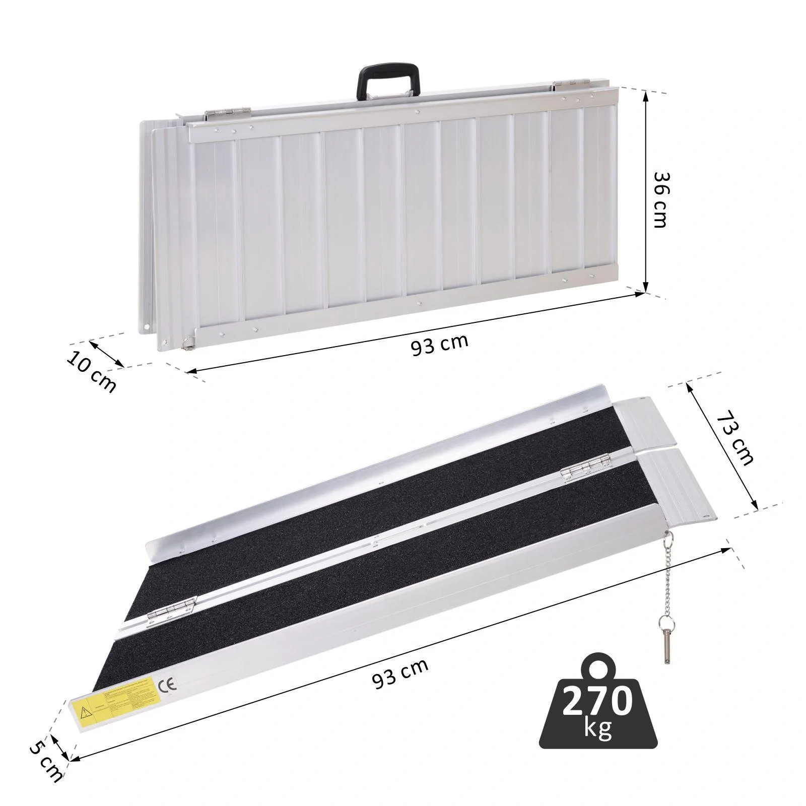 Rollstuhlrampe faltbar - 8