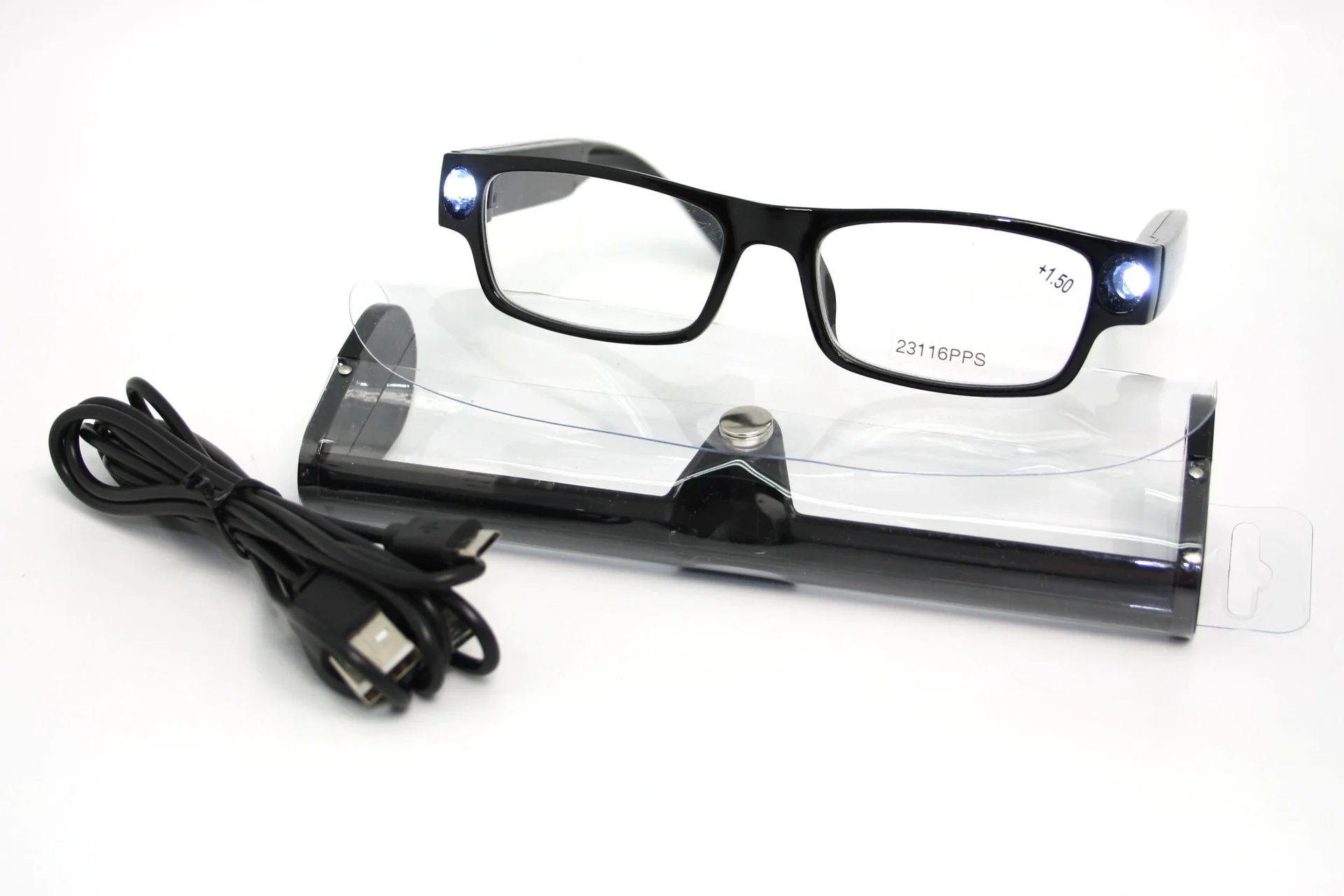 Lesebrille Workerstyle mit LED, +3,0 Dioptrien - 3