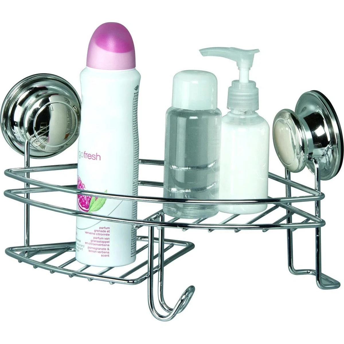 Duschkopf - hängend - Bad & Dusche - Befestigung ohne Bohren - Saugnäpfe - Ecke - 2