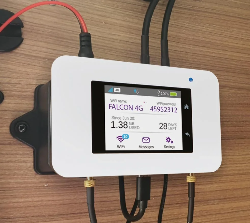 LTE Dachantenne EVO 5G mit mobilem 450Mbit 4G Router - 8