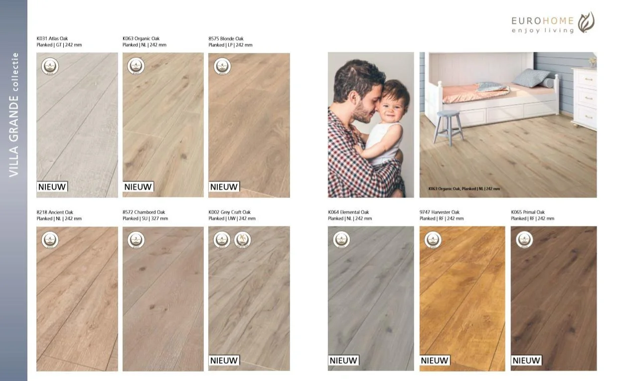 Villa Grande Laminatboden Atlas Oak 8 mm 2,48 m² - 5