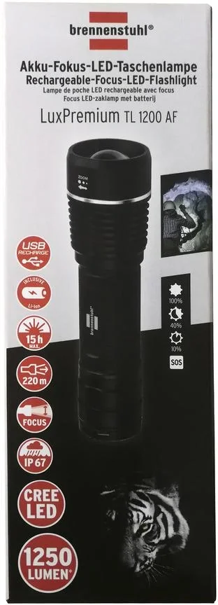 LED-Taschenlampe LuxPremium TL 1200 AF, 1250lm, IP67 - 3