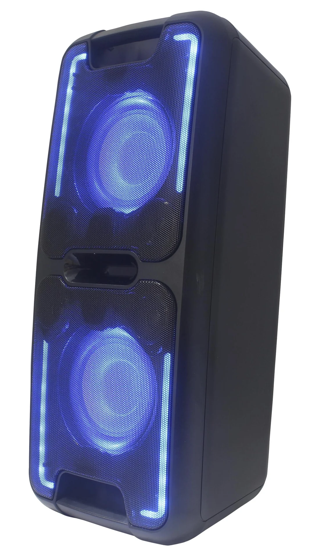 Tragbare Discosoundmaschine mit Bluetooth, Radio, 2x USB, AUX-IN inklusive Mikrofon - 2