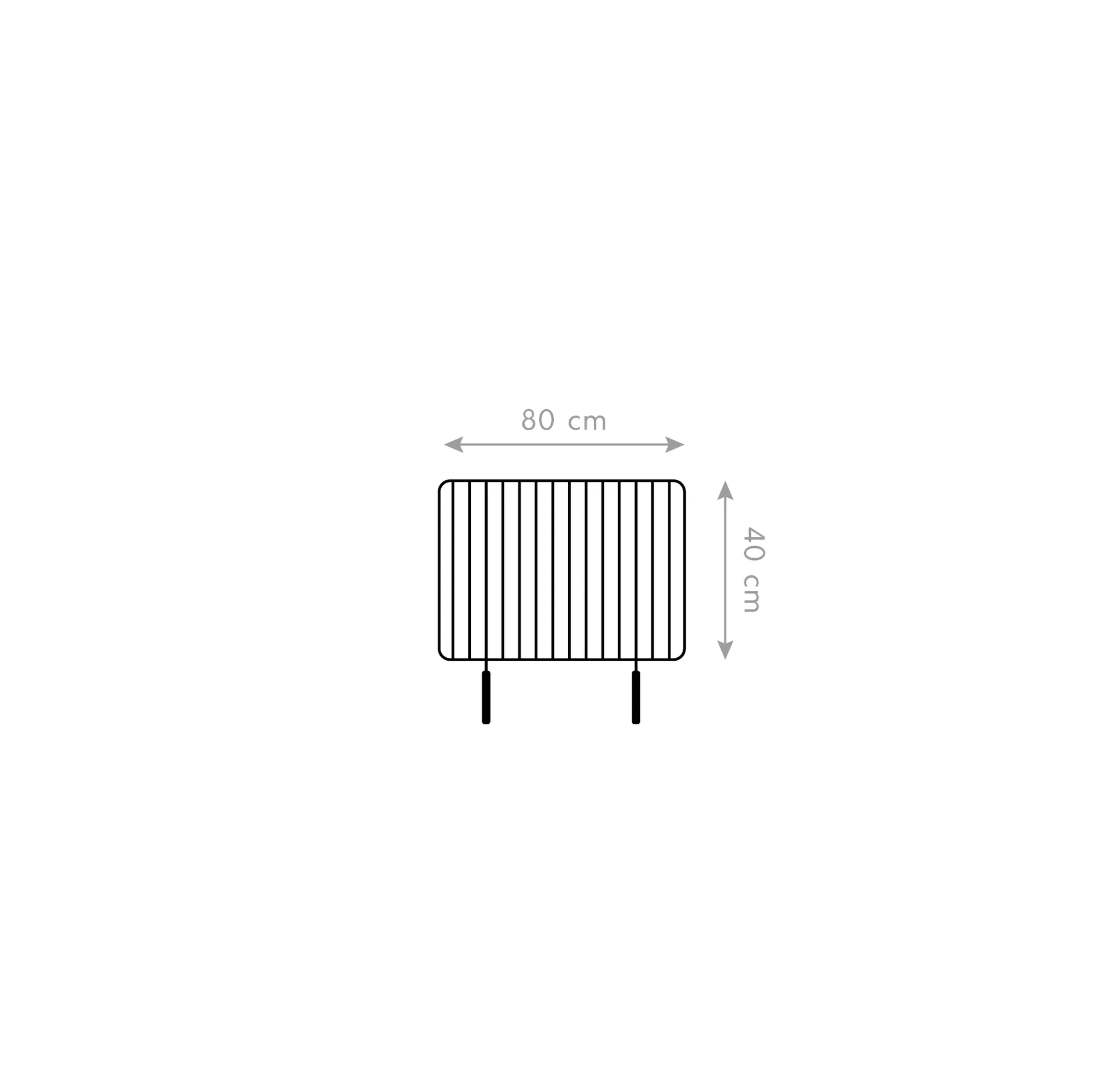 Grill und Kaminofen schwarz - 8