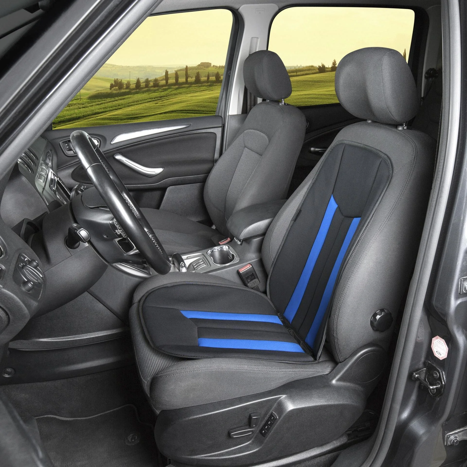 Sitzaufleger Hastings Plus blau schwarz - 2