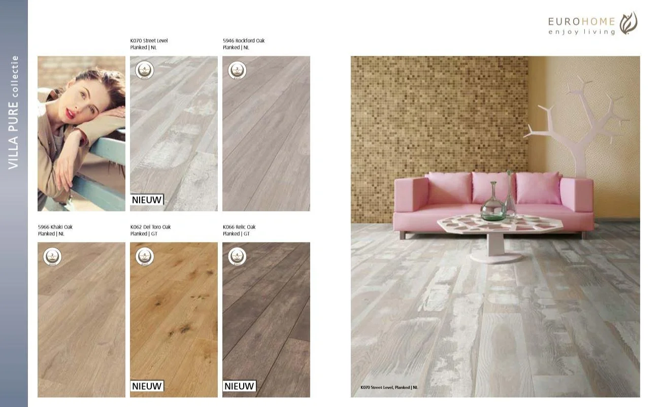 Villa Pure Laminatboden Khaki Oak 8 mm 2,22 m² - 4