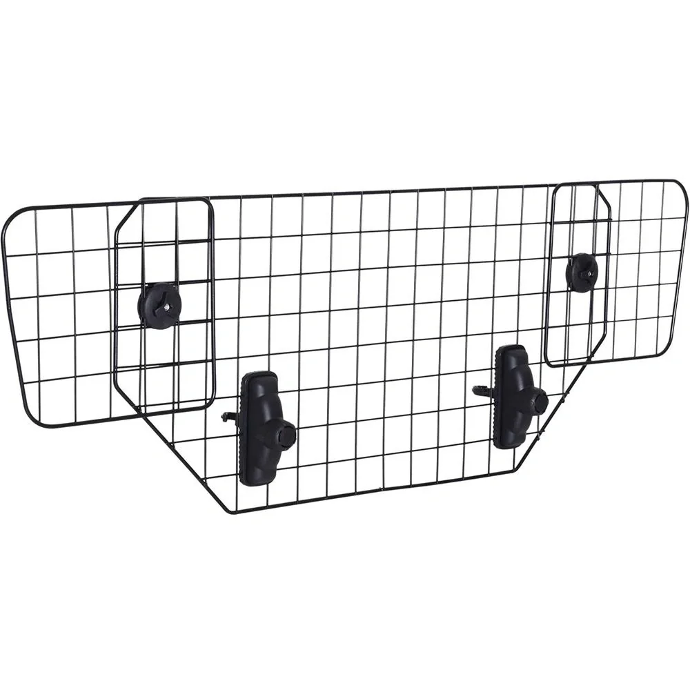 Hundeschutzgitter verstellbar schwarz - 1