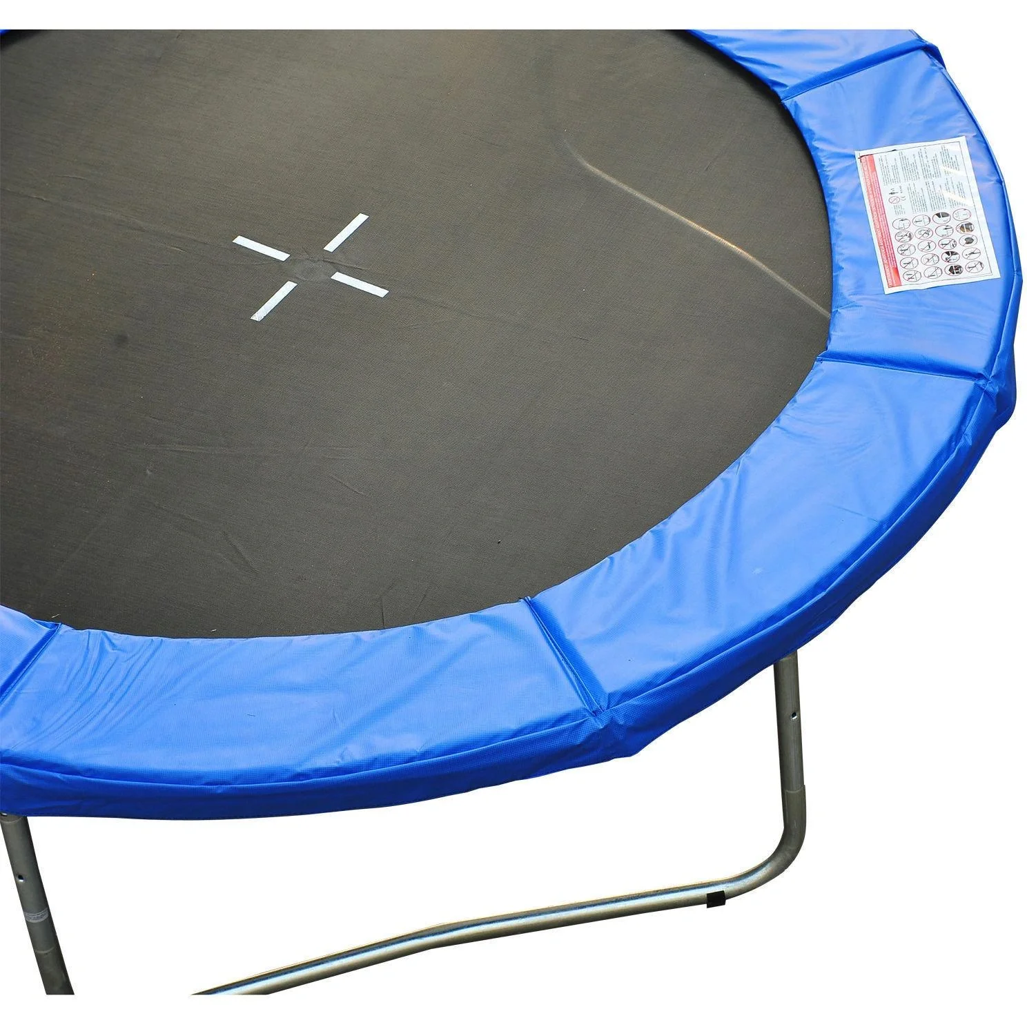 Trampolin Randabdeckung 244cm witterungsbeständig PVC PE Blau - 3