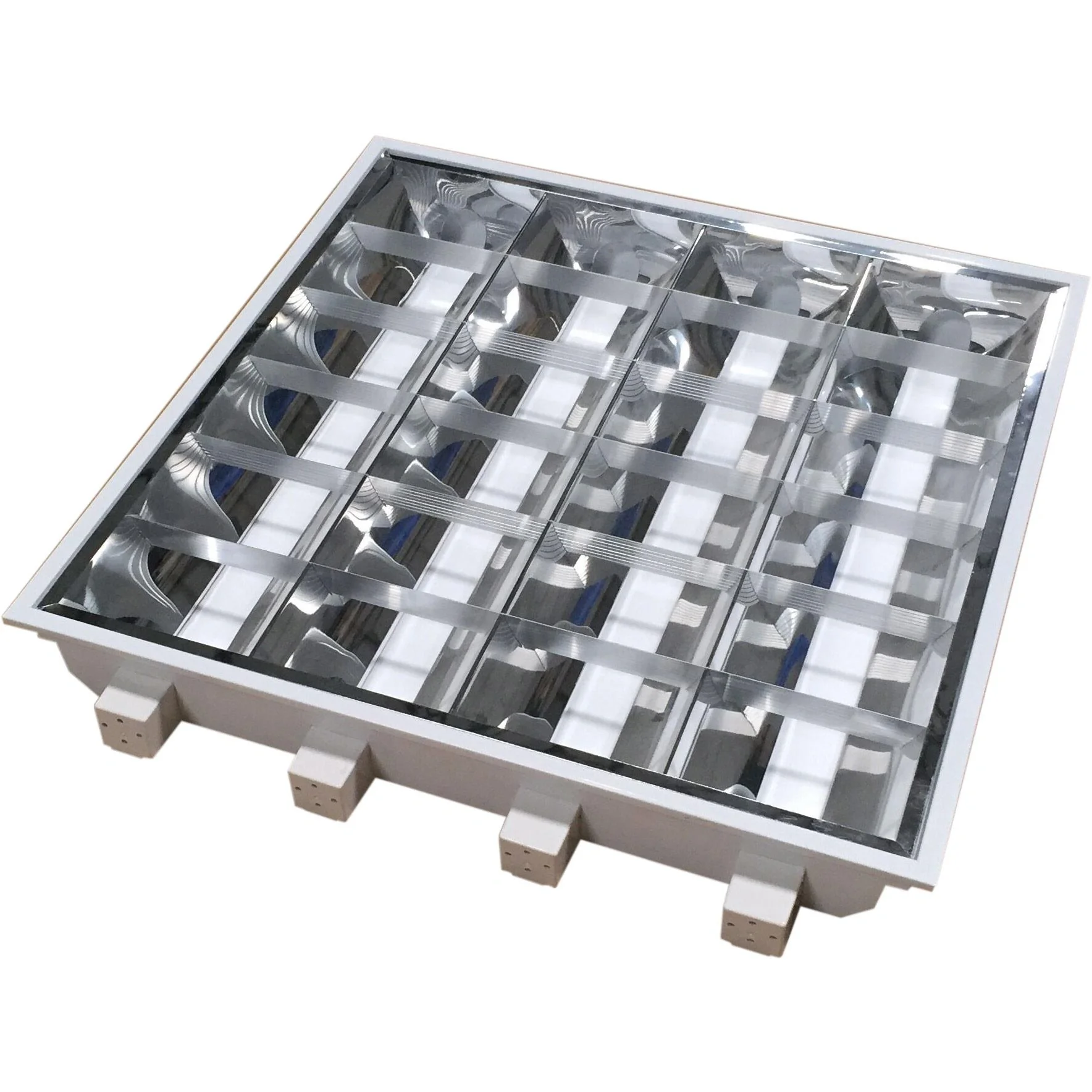 RECHTSEINbauleuchte T8 598x598mm, 4x18W - 2