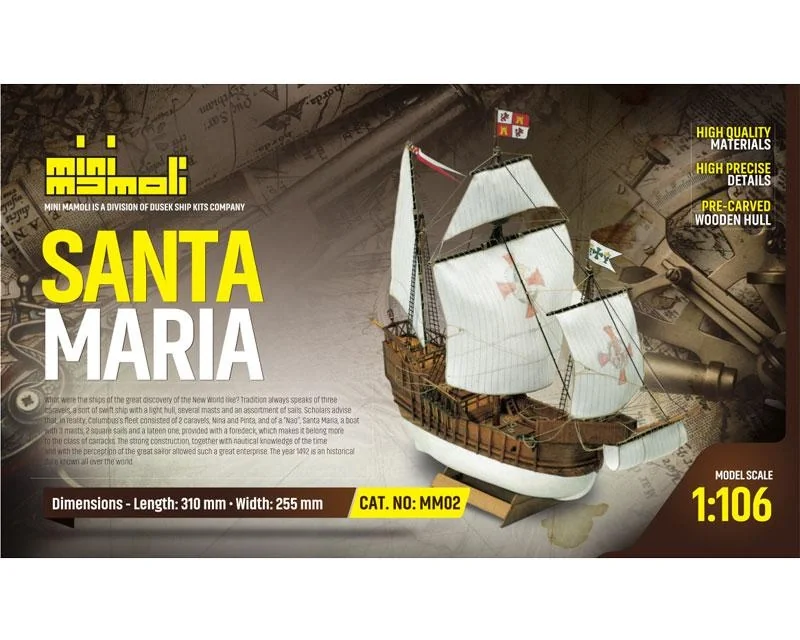 Bausatz Santa Maria 1:106 Mini Mamoli - 2