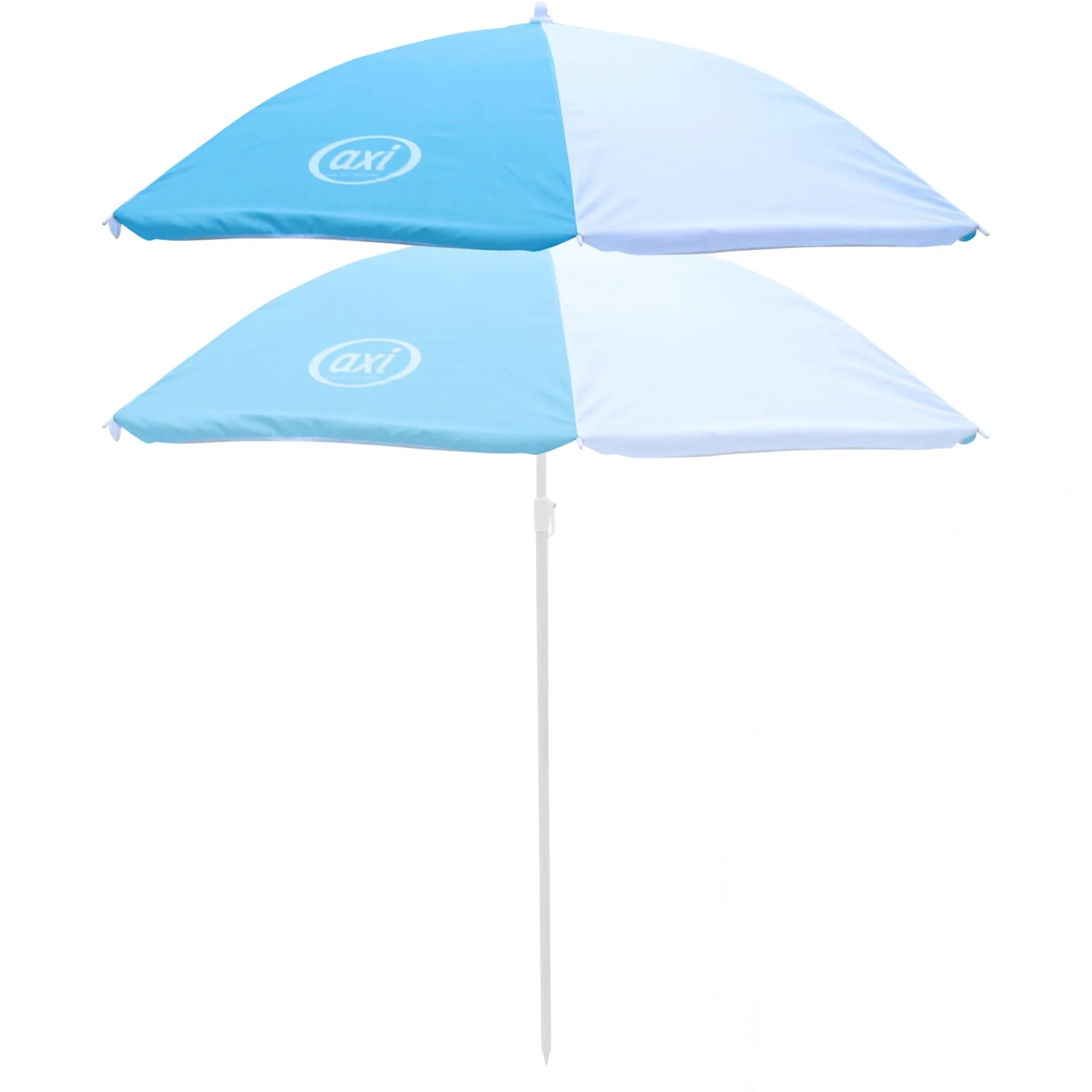 Regenschirm Ø125 cm - Blau/weiß - 7
