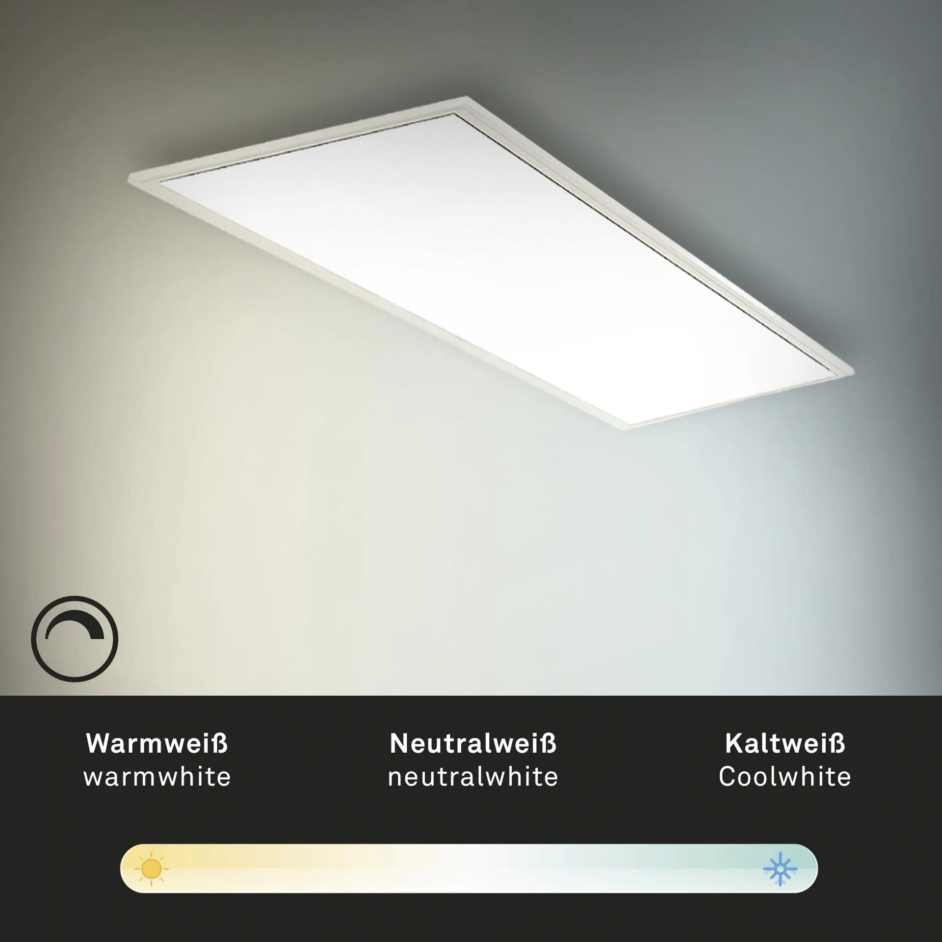 LED Panel, CCT, rechteckig, 23 Watt, weiß - 1