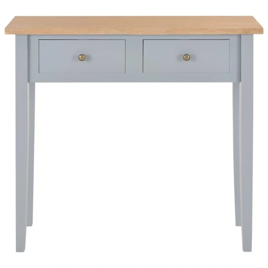 Beistelltisch 79x30x74 cm Holz grau - 6