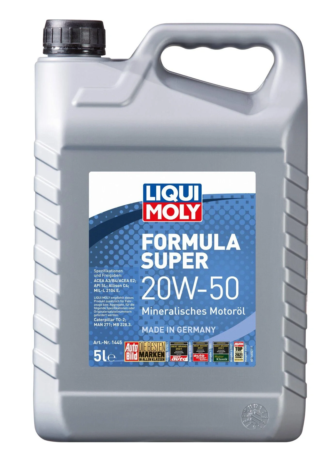 Mineralisches Motorenöl Formula Super 20W-50, 5 Liter - 1