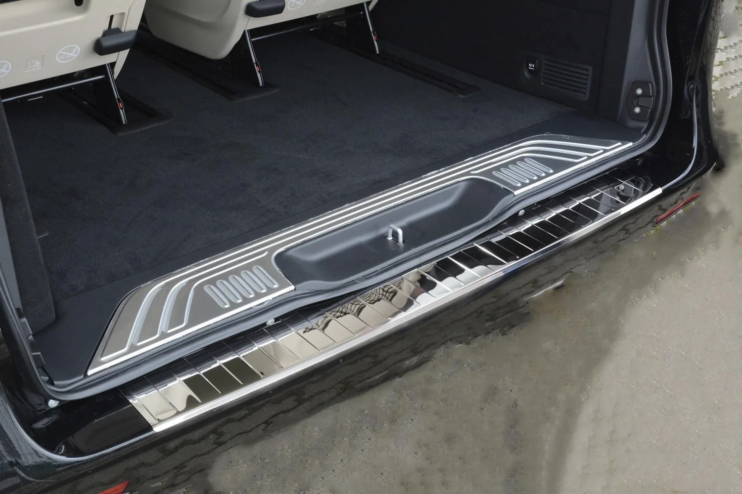 Ladekantenschutz Edelstahl hochglanz für Mercedes V/VITO W447 ab Baujahr 2014> - 2