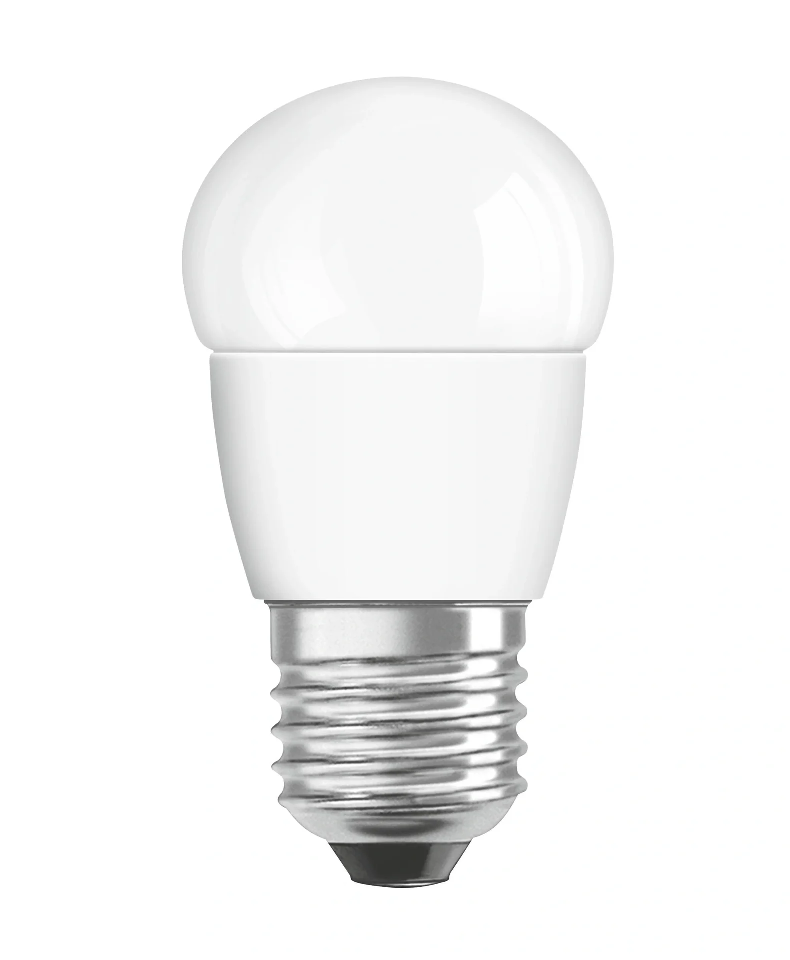 LED STAR Tropfenlampe mit 4 Watt, E27, kaltweiß, matt - 1