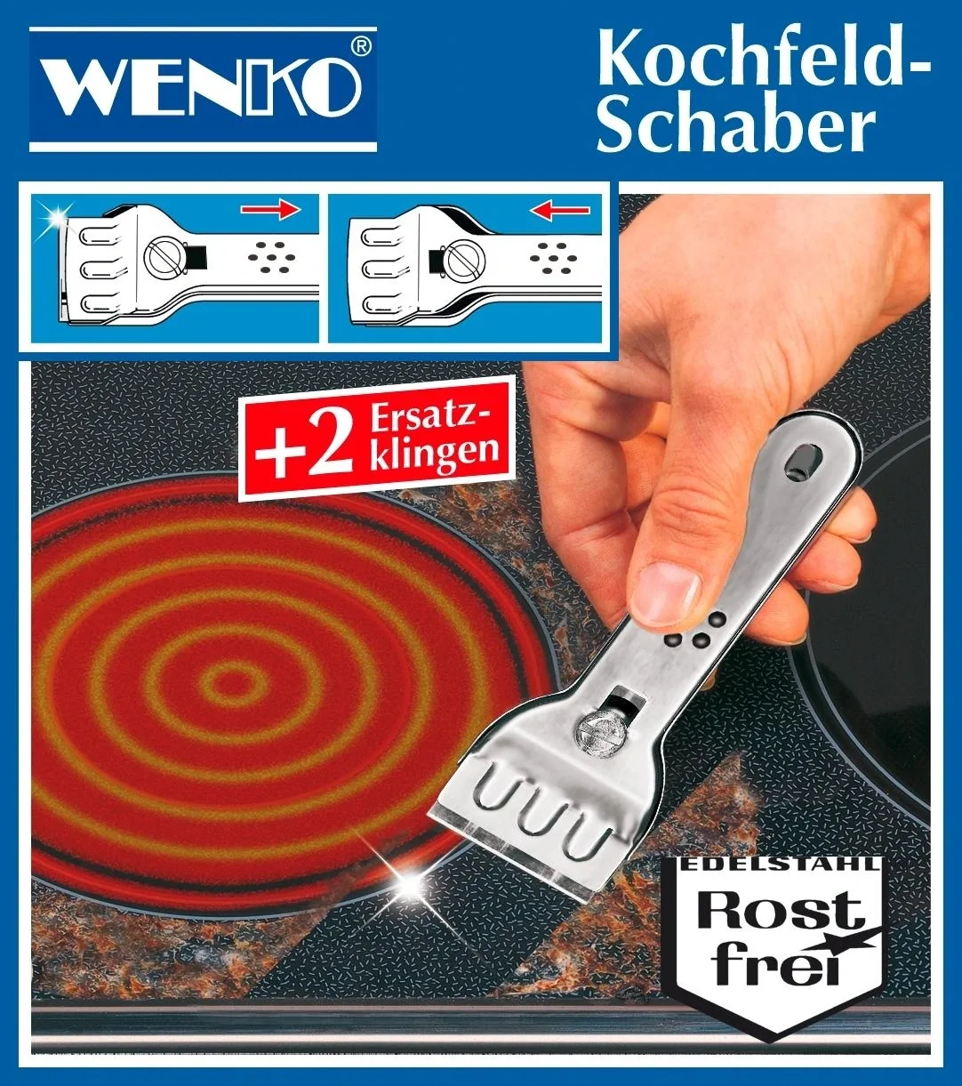 Reinigungsschaber "Profi" für Kochfelder - 4