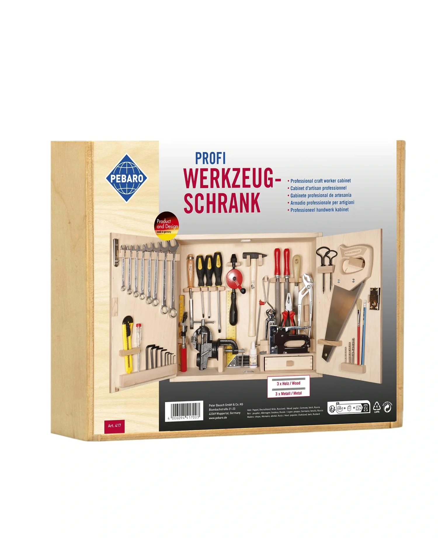 Großer Profi-Werkzeugschrank, 43-teilig - 4