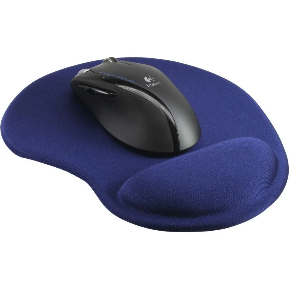 Maus-Pad, blau, mit Gel Handballenauflage - 2