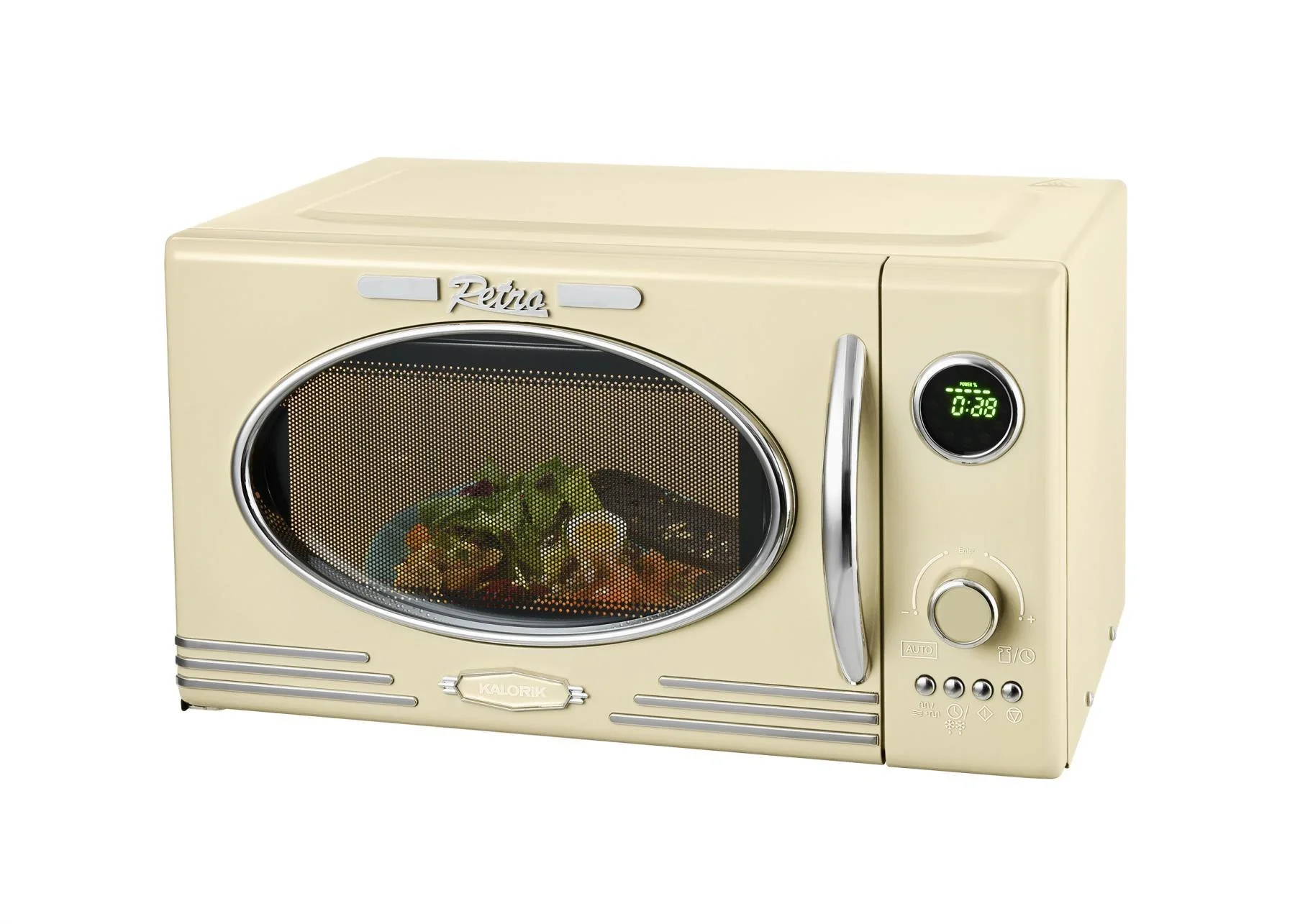 Mikrowelle Retro, beige, 23 L, 1900 W, KG MW 2500 - 7