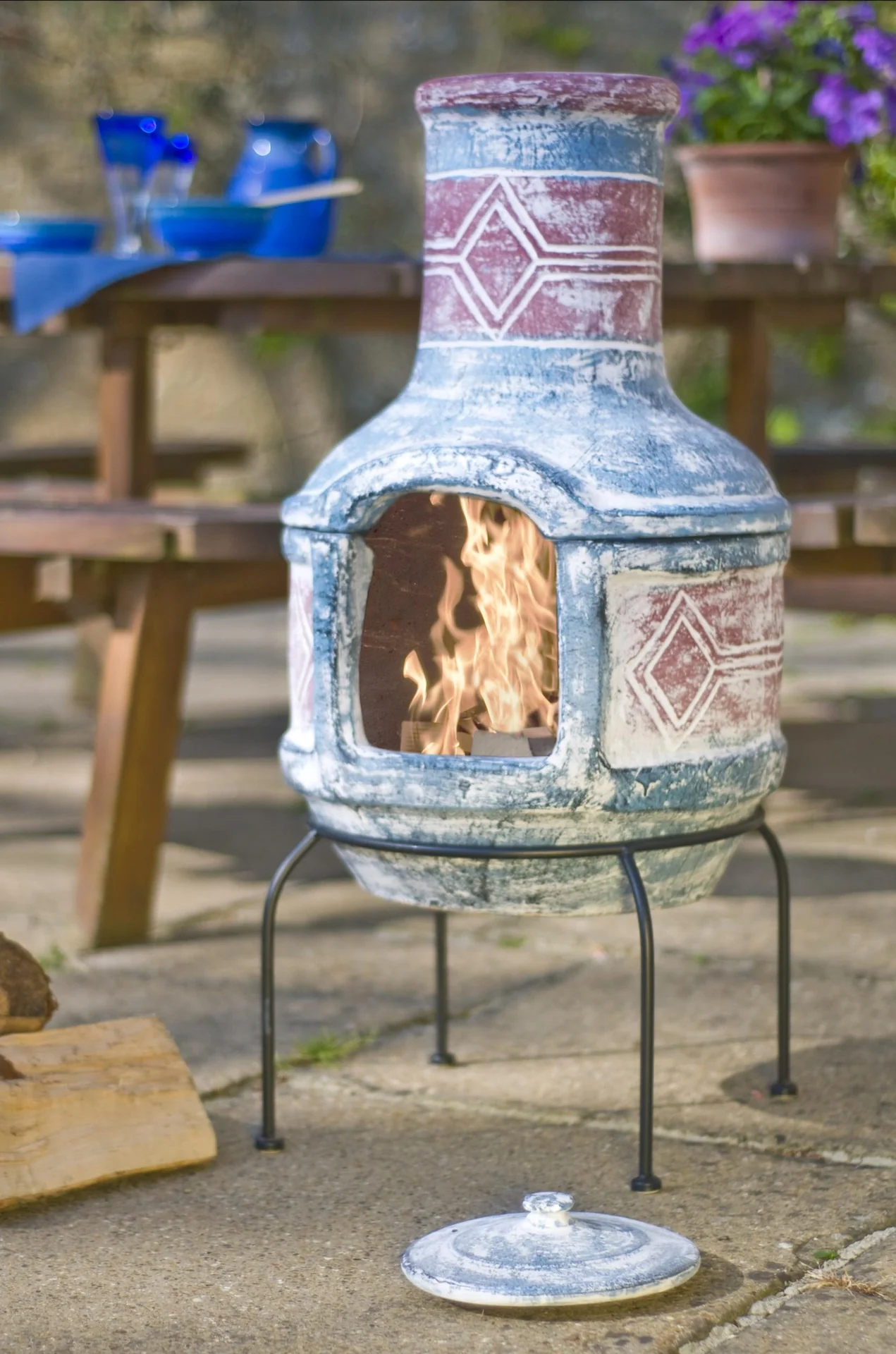 Mexiko Grillkamin "Geo Design" - 5