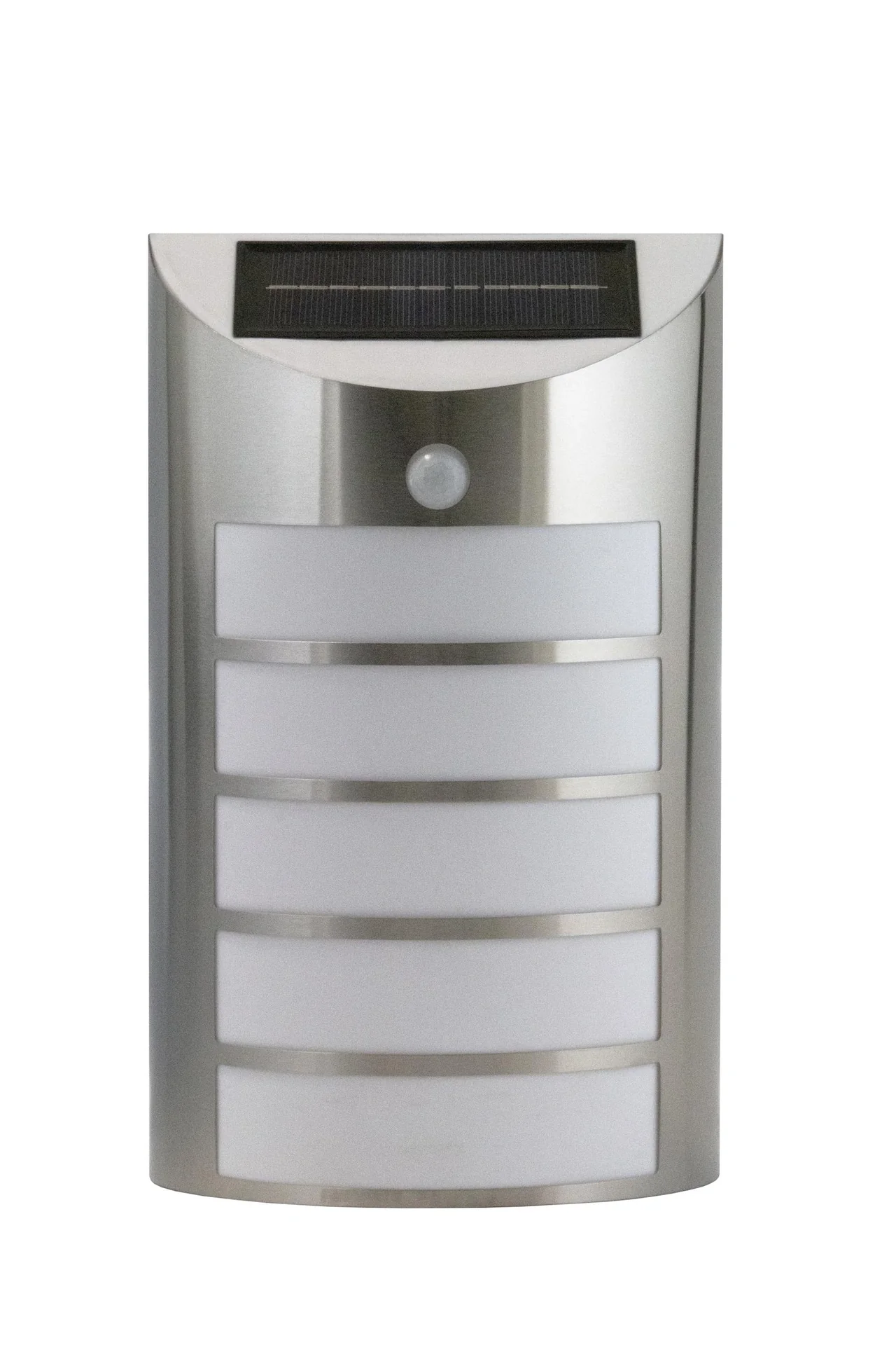 LED Solar Wandlicht aus Edelstahl mit Bewegungsmelder - 3