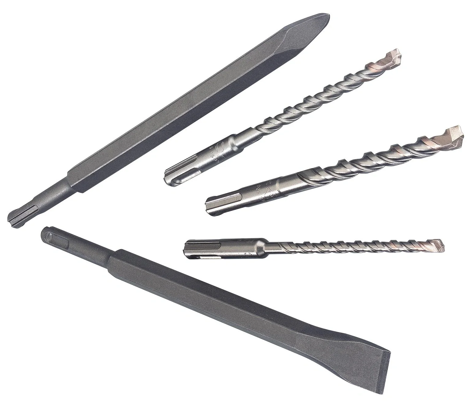 SDS-plus Bohrer-/Meißelset, SP, 5-teilig - 1