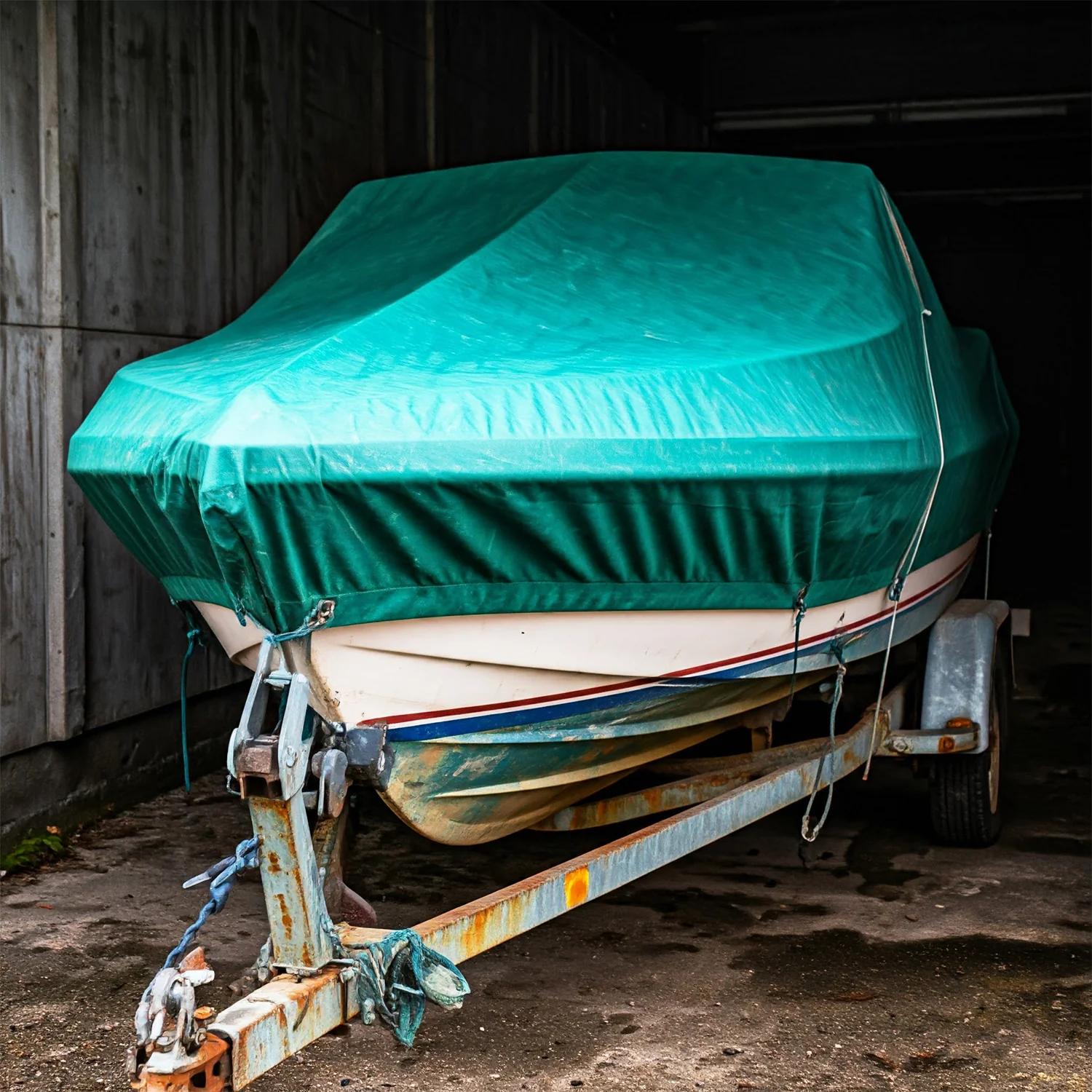 grün 650 g/m² PVC 2,5 x 6m (15m²) Plane-5