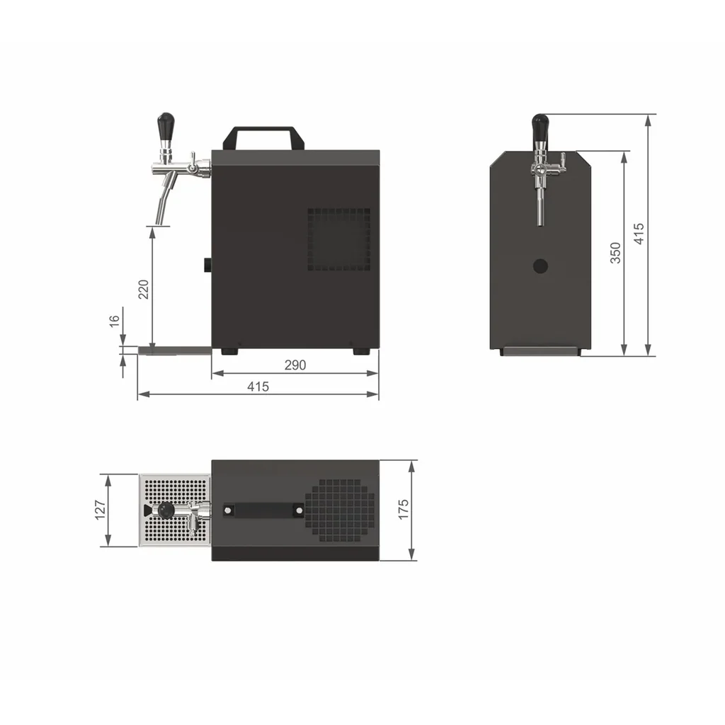Zapfanlage--Bierzapfanlage-JET-30-Silver-Bierzapfanlage-1-leitig-Trockenkuehlgeraet--bis-zu-40-Liter-h-453816_4.jpg