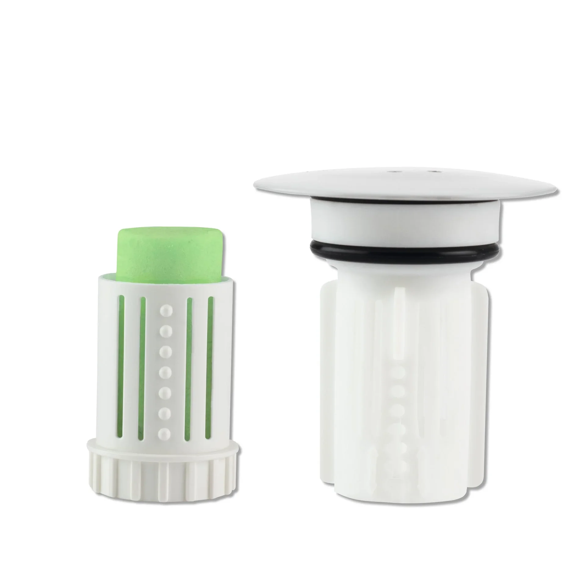 Abfluss-Fee LED-Abflussstopfen 4,5V weiß/chrom - 3
