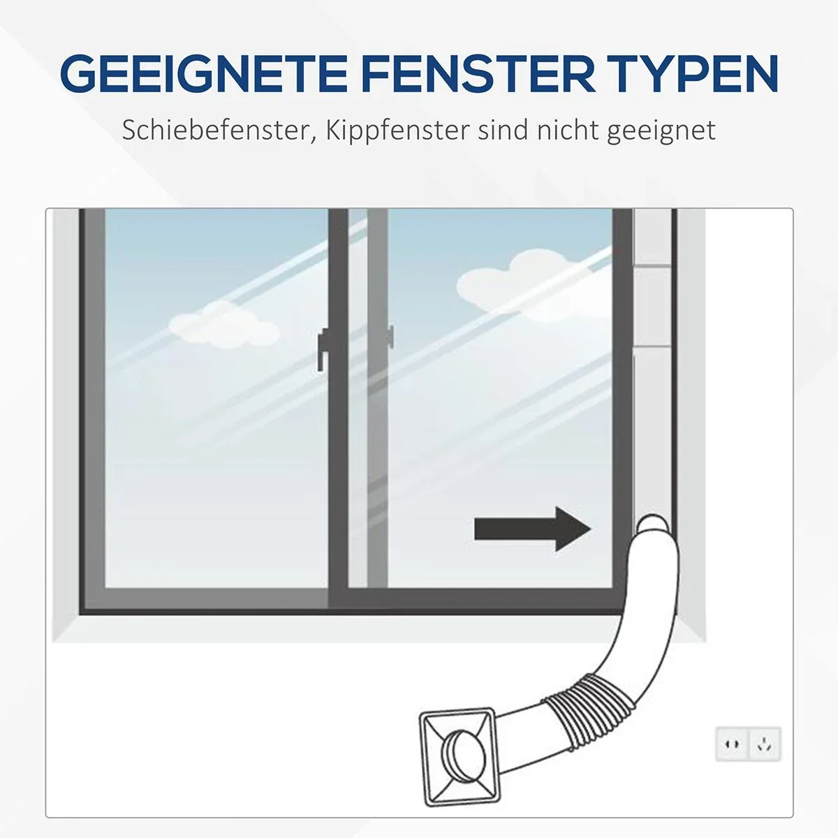 4in1 Klimagerät mit Fernbedienung weiß, grau - 7