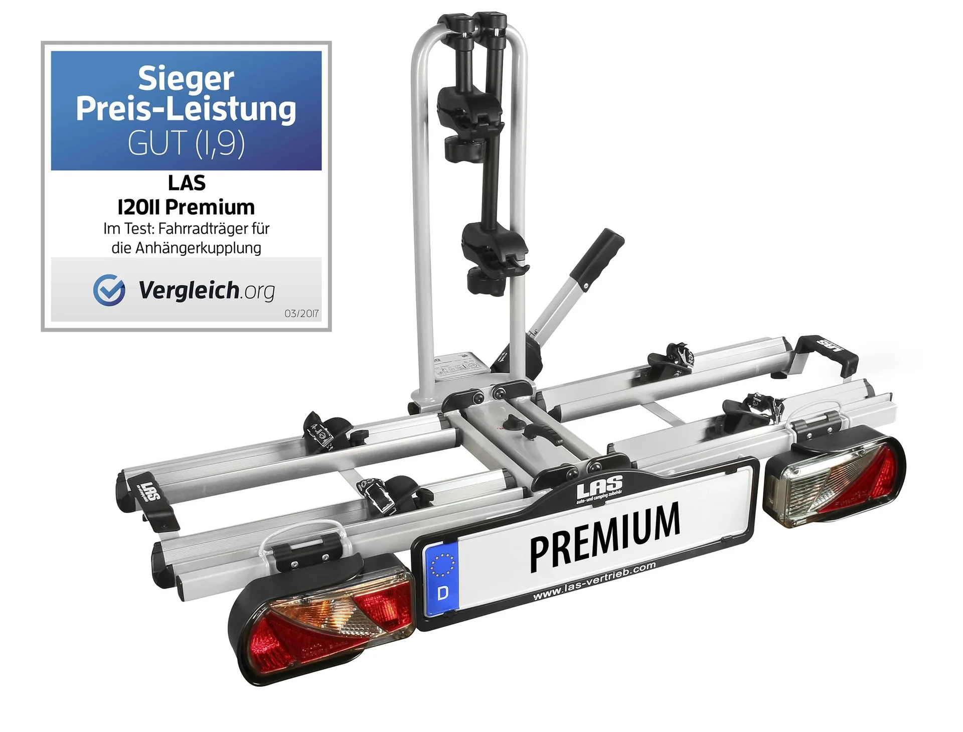 Fahrradträger PREMIUM - komplett vormontiert - 8