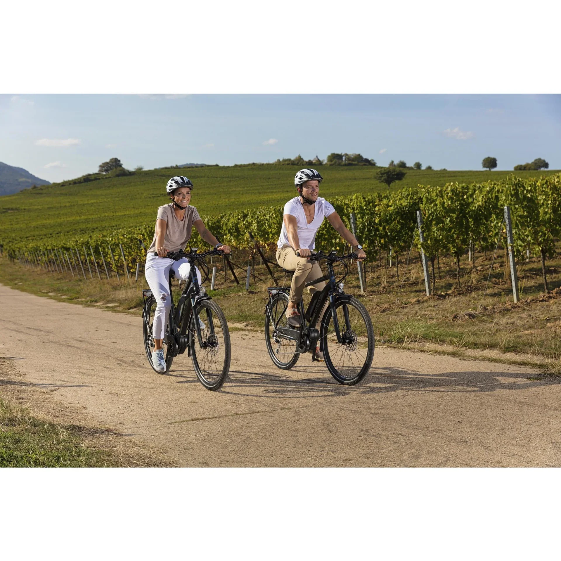 Herren E-Bike Trekking, 28 Zoll, Rahmengröße 55 cm, 10-Gang Kettenschaltung, schwarz matt, VIATOR ETH 1861 - 9