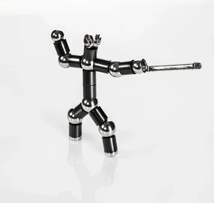 Magnetischer Kugelschreiber in der Farbe: schwarz - 0