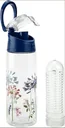 Trinkflasche mit Fruchteinsatz (Farbe: blau) - 2