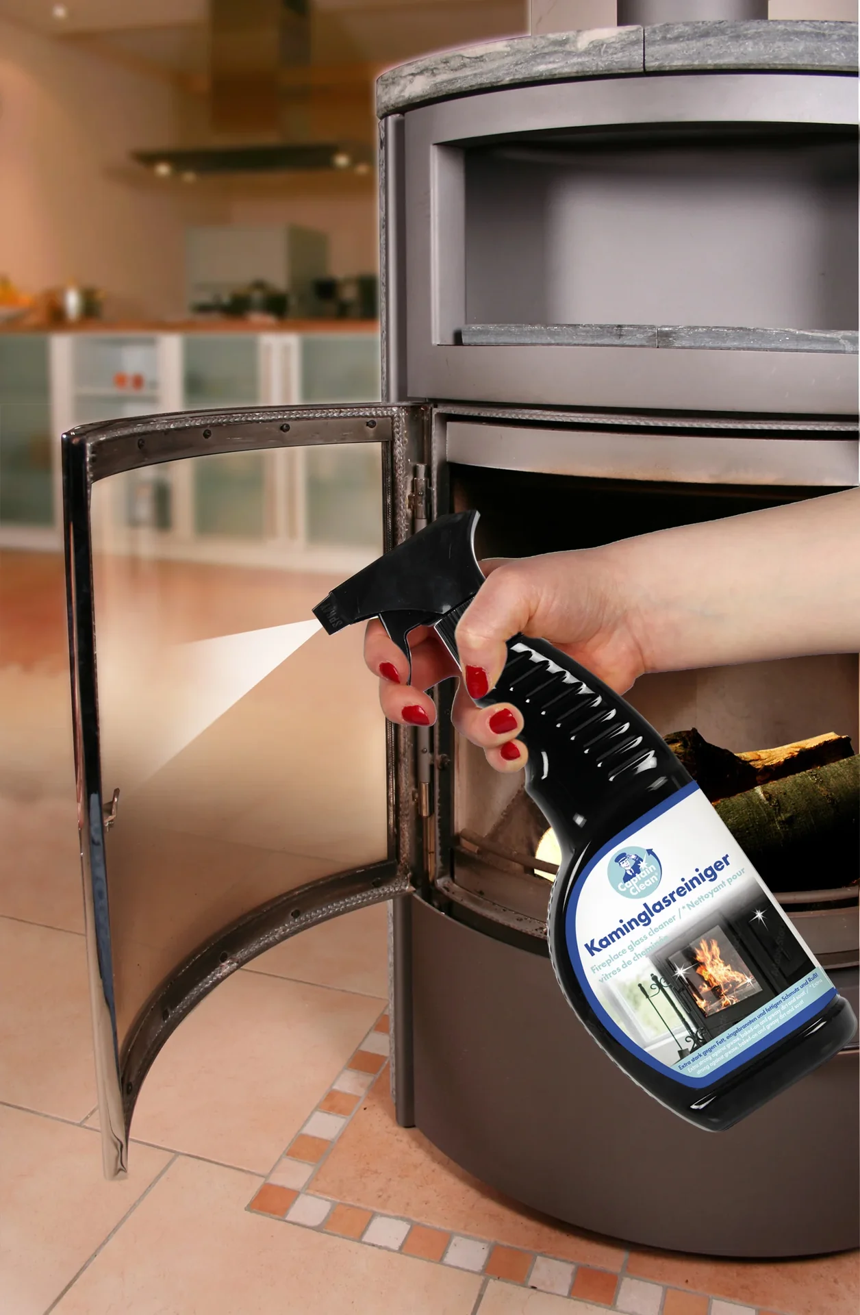 Kaminglas Reiniger, 650 ml - 0