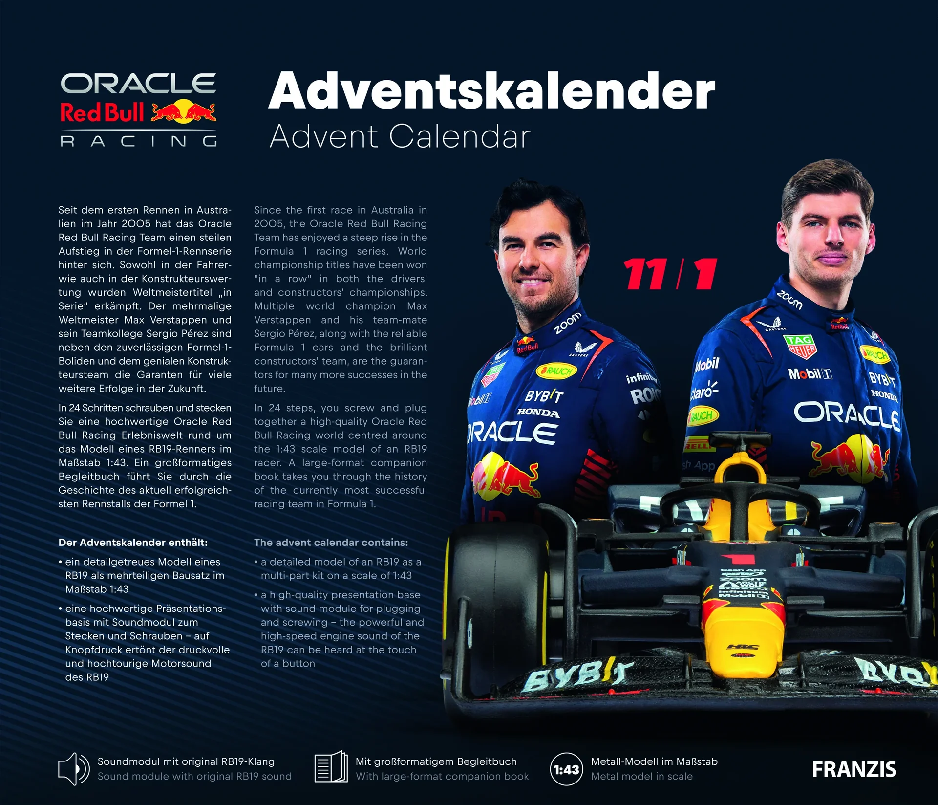 Oracle Red Bull Racing Adventskalender - 1