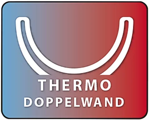 Thermoschüssel 18 cm mit Deckel - 1
