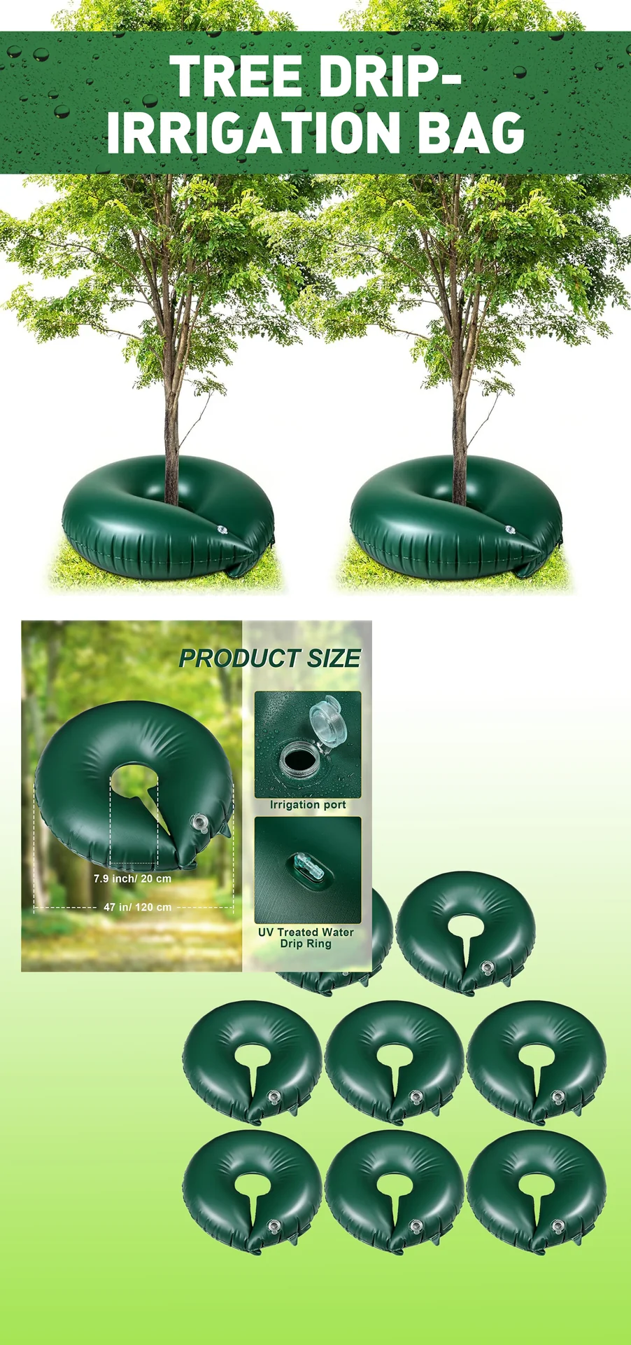 XXL Bewässerungsring 55 Liter - 1
