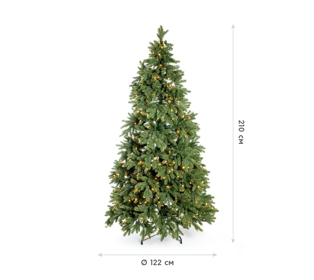 Roswell Kiefer inkl. Lichterkette 210 cm - 2
