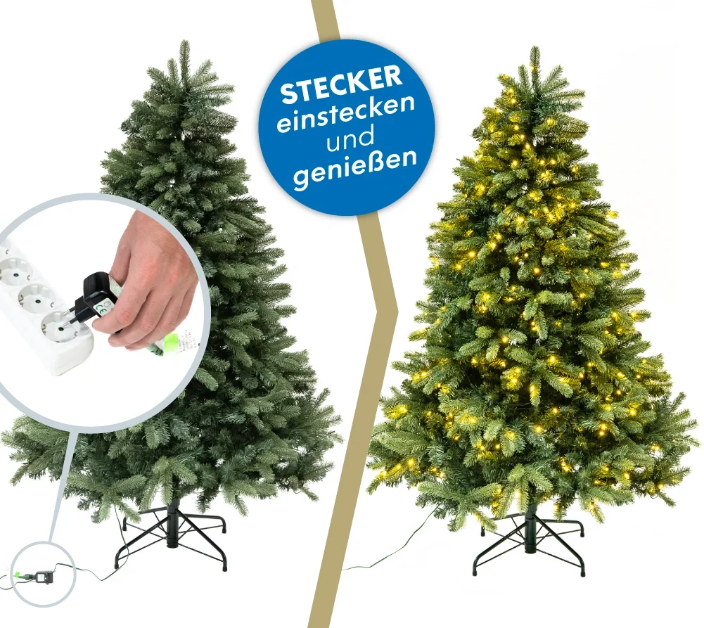 Roswell Kiefer inkl. Lichterkette 210 cm - 3